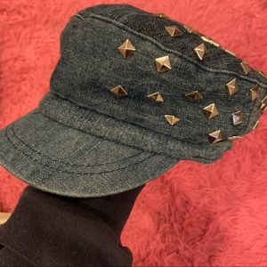 Jean denim cabbie hat